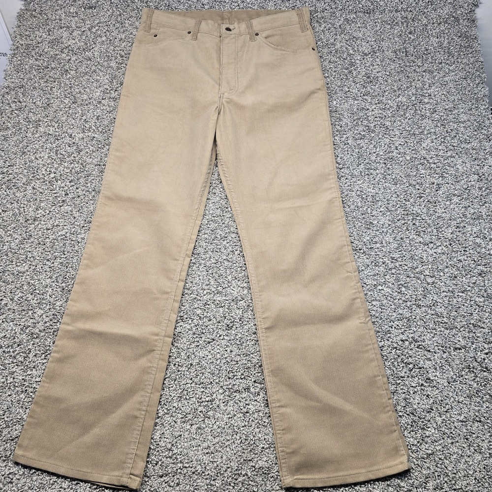 Levi's 517 Saddleman Bootcut Corduroy Jeans Men Size 36x32 Made In USA Vintage